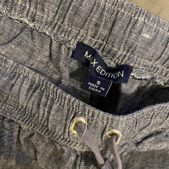 MAX EDITION Long Loose Heathered Pants - Picture 3 of 3